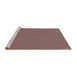Sideview of Machine Washable Transitional Rosy-Finch Purple Rug, wshpat596brn