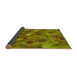 Thickness of Patterned Pistachio Green Rug, pat597yw