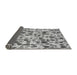 Thickness of Patterned Platinum Silver Gray Rug, pat6gry