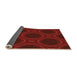 Patterned Cranberry Red Rug, pat60org