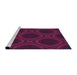 Machine Washable Transitional Medium Violet Red Pink Rug in a Bedroom, wshpat60pur