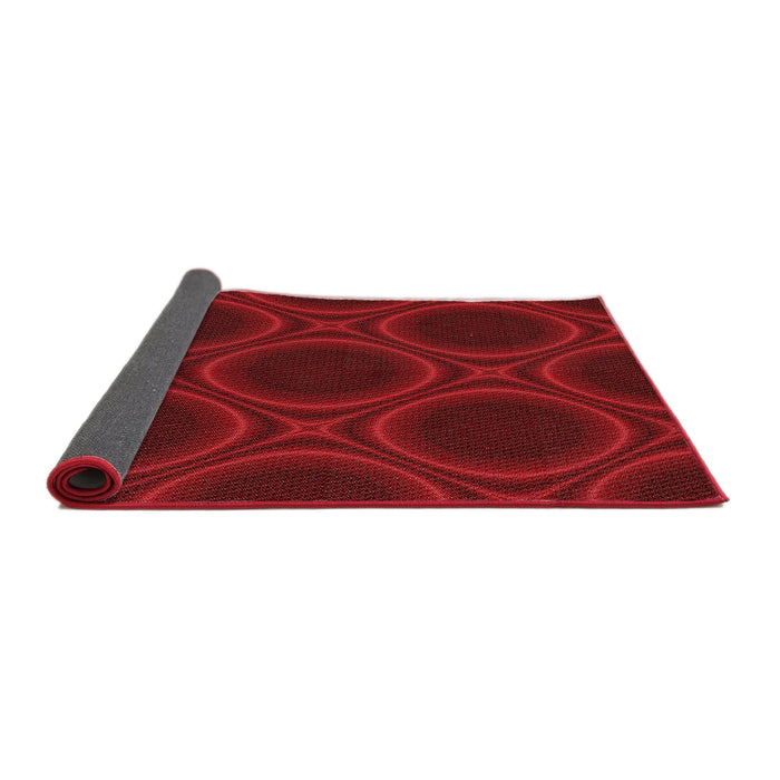 Patterned Crimson Red Rug, pat60rd