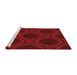 Machine Washable Transitional Crimson Red Rug in a Bedroom, wshpat60rd