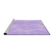 Sideview of Machine Washable Transitional Purple Rug, wshpat602pur