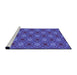 Sideview of Machine Washable Transitional Purple Rug, wshpat603pur
