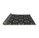 Thickness of Patterned Midnight Gray Rug, pat607gry