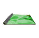 Thickness of Patterned Green Rug, pat609grn