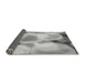 Thickness of Patterned Silver Gray Rug, pat609gry