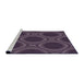 Machine Washable Transitional Plum Purple Rug in a Bedroom, wshpat61pur