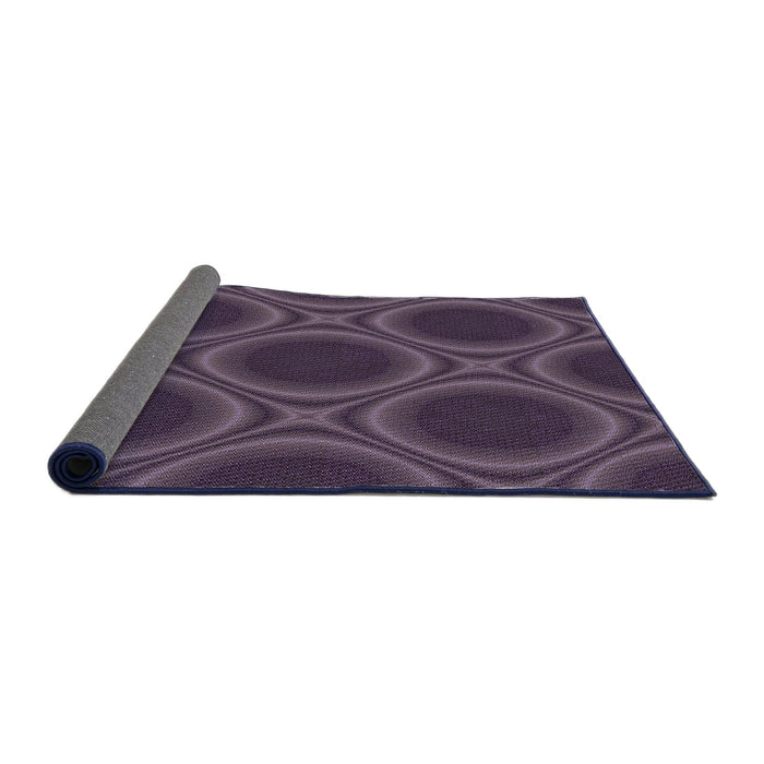 Patterned Plum Purple Rug, pat61pur