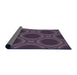 Patterned Plum Purple Rug, pat61pur