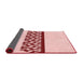 Thickness of Patterned Pink Rug, pat611rd