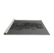 Sideview of Machine Washable Transitional Platinum Gray Rug, wshpat612gry