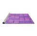 Sideview of Machine Washable Transitional Violet Purple Rug, wshpat618pur