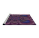 Machine Washable Transitional Dark Purple Rug in a Bedroom, wshpat62pur