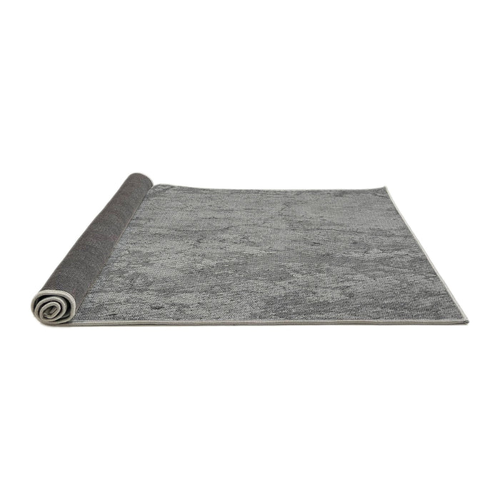 Thickness of Patterned Dark Gray Rug, pat621gry
