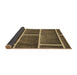 Thickness of Patterned Bronze Brown Rug, pat629brn