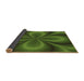 Patterned Dark Forest Green Rug, pat63brn