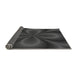 Thickness of Patterned Charcoal Black Rug, pat63gry