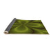 Patterned Olive Green Rug, pat63org