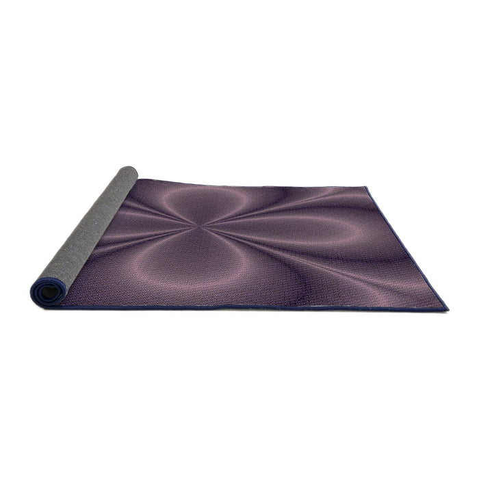 Patterned Plum Purple Rug, pat63pur