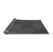 Thickness of Patterned Dark Gray Black Rug, pat631gry