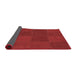 Thickness of Patterned Red Rug, pat631rd