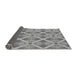 Thickness of Patterned Silver Gray Rug, pat638gry