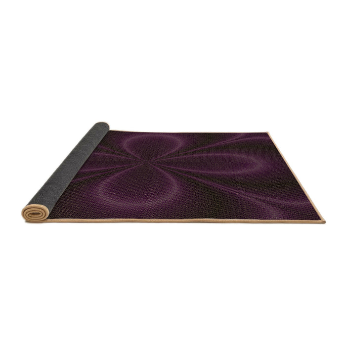 Patterned Purple Lily Purple Rug, pat64brn