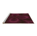 Machine Washable Transitional Saffron Red Rug in a Bedroom, wshpat64org