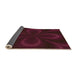 Patterned Saffron Red Rug, pat64org