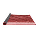 Thickness of Patterned Red Rug, pat640rd