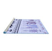 Sideview of Machine Washable Transitional Lavender Blue Rug, wshpat643blu