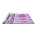 Sideview of Machine Washable Transitional Medium Orchid Purple Rug, wshpat643pur