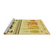 Sideview of Machine Washable Transitional Dark Golden Brown Rug, wshpat643yw