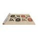 Sideview of Machine Washable Transitional Wheat Beige Rug, wshpat644brn