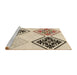 Sideview of Machine Washable Transitional Wheat Beige Rug, wshpat646brn