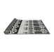 Thickness of Patterned Black Rug, pat648gry