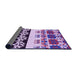 Thickness of Patterned Purple Rug, pat648pur