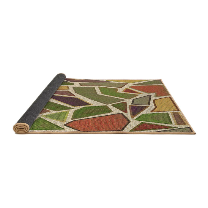 Patterned Saddle Brown Rug, pat65brn