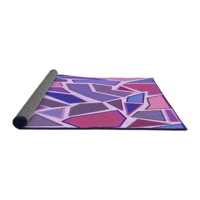 Patterned Dark Orchid Purple Rug, pat65pur