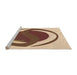 Sideview of Machine Washable Transitional Mahogany Brown Rug, wshpat650org