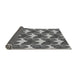 Thickness of Patterned Black Rug, pat652gry
