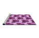 Sideview of Machine Washable Transitional Violet Purple Rug, wshpat655pur