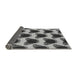 Thickness of Patterned Cloud Gray Rug, pat656gry