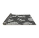 Thickness of Patterned Dark Gray Rug, pat659gry