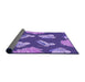 Thickness of Patterned Amethyst Purple Rug, pat659pur