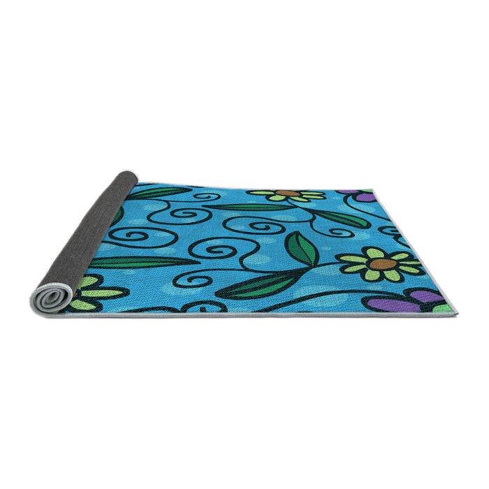 Patterned Blue Rug, pat66lblu