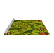 Sideview of Machine Washable Transitional Pistachio Green Rug, wshpat66yw