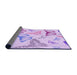 Thickness of Patterned Purple Rug, pat660pur